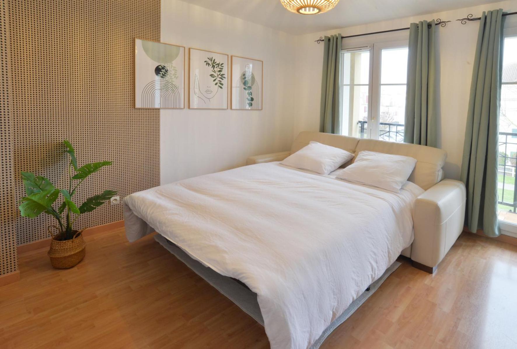 Sesame Duplex Disneyland Paris Netflix 6 Personnes Et 1 Bebe Avec Parking Apartment Bailly-Romainvilliers Exterior photo