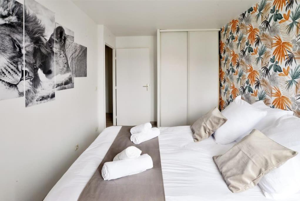 Sesame Duplex Disneyland Paris Netflix 6 Personnes Et 1 Bebe Avec Parking Apartment Bailly-Romainvilliers Exterior photo